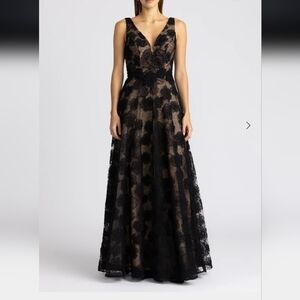 Zac Posen Floral Detail Gown